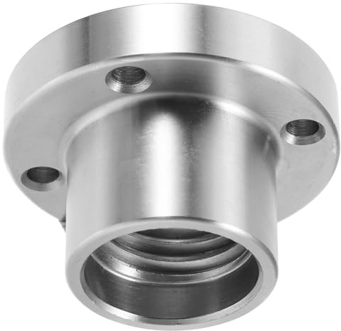 MAGICLULU Mandrino per Tornio da Legno 2 Pollici in Acciaio Piastra Frontale Filettata 1-8Tpi Adattatore per Tornio da Falegnameria Accessorio per Lavorazione Legno Professionale e Fai da