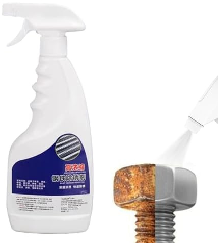 Genérico Eliminador De Manchas Óxido – Spray Limpiador Potente 500, Mililitros Quitaóxido para Mantenimiento, Acero Inoxidable Piezas Automoción Tornillos | Multipurpose Outdoor Indoor Utility