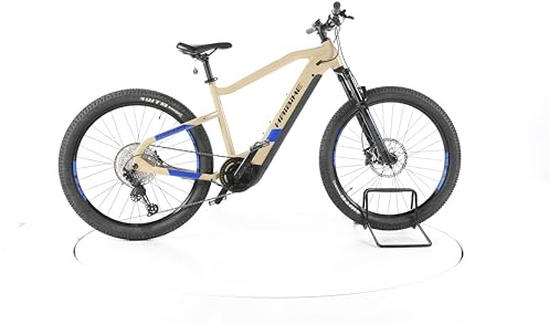 HAIBIKE E Bike HardSeven 7 E-Bike Hardtail Herren 27,5 Zoll Elektrofahrrad, Yamaha 70 Nm 630 Wh, 12 Gänge, Hydraulische Scheibenbremse 169-178 cm beige (Generalüberholt)