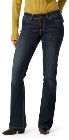 Levi Strauss Signature Gold Women's Mid-Rise Bootcut Jeans Stretch Denim, (Also Available In Plus), Stormy Sky, 14 Long