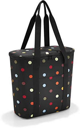 reisenthel thermoshopper in Dots – Kühltasche für den Einkauf oder das Picknick mit 2 Trageriemen – Aus wasserabweisendem Material