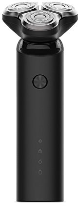 Xiaomi - Rasoio originale elettrico, 3 testine rotanti, per uomo, impermeabile Ipx7, rasatura ad umido e a secco, ricarica rapida per necessità urgenti, lunga durata, ideale per viaggi, colore nero