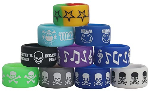 SMTHOME 10PCS Anneaux Silicone Bande Antidérapante pour RBA RDA Réservoir Vapeur Mécanique Vape Mod