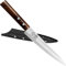 XYJ Japanese Sashimi Sushi Knife 8 Inch Yanagiba Knife High Carbon Chef's Fillet Kitchen Knife with Ergonomic Handle Sheath
