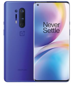 OnePlus 8 Pro - Smartphone Portable Débloquée 5G (Ecran : 6,78 - 256 Go/12 Go RAM - Double Sim - Android 10.0) Bleu (Reconditionné)