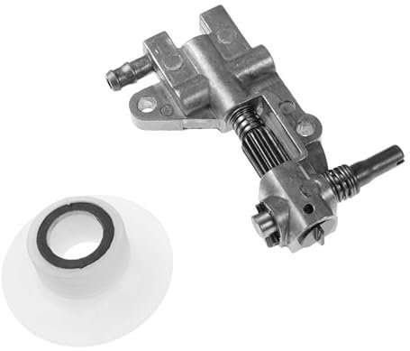 Pièces de tronçonneuse pompe à huile et vis sans fin adaptées for scie à chaîne à essence 45cc 52cc 58cc Accessoires pour outils électriques de jardin