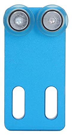 Ruota di Alimentazione Ausiliaria, Ruota Ausiliaria a Piastra Stretta Facile Installazione Rullo PU Dimensioni Standard Spaziatura Ridotta con Viti Dadi per Bordatrice (2 rulli 4,3 cm)