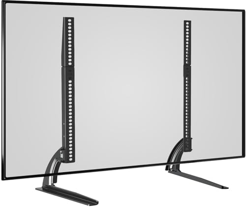 ELIVED Universal TV Standfüße TV Ständer für die meisten 32-65 Zoll Flachbildschirm-Fernseher mit Max VESA 800x600mm, Universal-TV-Beine höhenverstellbar, abnehmbarer TV-Ständerfuß bis zu 40KG, EV1024