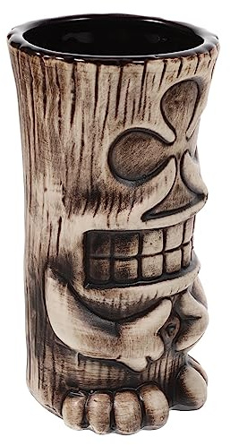 LABRIMP Tiki-becher Origineller Cocktailbecher Wein-tiki-becher Keramik-cocktailbecher Für Partys