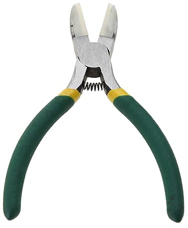 Pinze a becco piatto da 14,7 cm, in nylon, con impugnature in PVC, strumento di riparazione per la formatura dei metalli