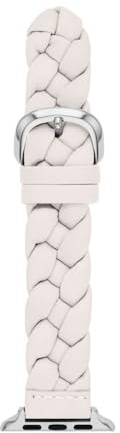 kate spade new york women's designer white leather band for apple watch® (Model: KSS0191E)