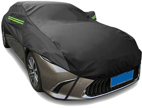 Telone per Auto per Audi S5 Coupe, Cabriolet 2018-2025 Telo Macchina Esterno Telo Copriauto Mezza,Impermeabile E Traspirante Anti UV Sole,con Tasca Specchio E Strisce Riflettenti