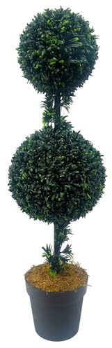 Leaf Albero di bosso artificiale, 90 cm, Podocarpus doppio, 90 cm