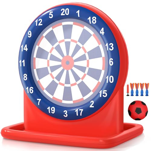 LUVTOY Aufblasbare Pool Spielzeug Kinder - Wurfspiel Pool Kinder - Kinders Planschbecken Outdoor Spielzeug Spiele - Pools ZubehöR Spaß - Pools Spielzeugs Erwachsene Ringwurfspiel Kinders