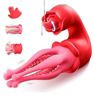Zungenvibrator Sex Spielzeug für die Frau, Vibrator mit 7 Modi Vibratorensets für Frauen Penis Eichel Stimulator & Vibratoren mit Klitorisstimulation, Sexspielzeug für Paare Masturbieren für Männer