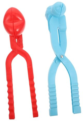 Kisangel 2pezzi Clip per Giocattoli Forma di Cuore Realizzati in Plastica Delicata e Resistente per Creare Palle di Neve Veloci Strumento Pratico per Ragazzo Ragazza Ragazza Colore Casuale