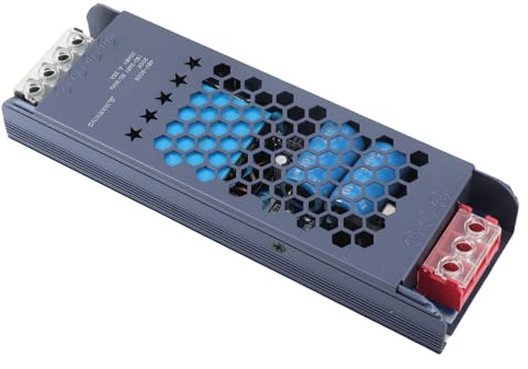 ZDETGU Fuente de Alimentación Conmutada LED - Controlador de 48 V para Luces Magnéticas Carcasa de Aleación de Aluminio Inteligente Segura Enfriamiento Eficiente Ideal para Hoteles KTV Salas de (300W)