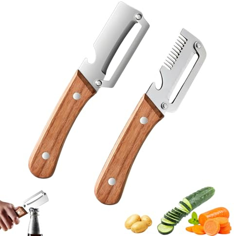 Kexinmierxi 2Pcs Multi-Functional Vegetable Peeler for Kitchen
