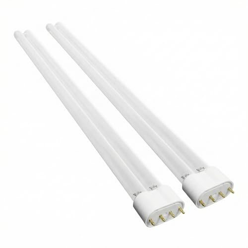 Pondlife 2x UVC PL Ersatzlampen 55W, Sockel 2G11, 525 mm, 2er-Set, hochreines Quarzglas (ca. 92% UV-C-Abgabe) für UVC-Teichklärer/Teichfilter, Ersatz-Leuchtmittel | ca. 92% UV-C-Abgabe, für UVC-Teichklärer/Teichfilter, Ersatz-Leuchtmittel