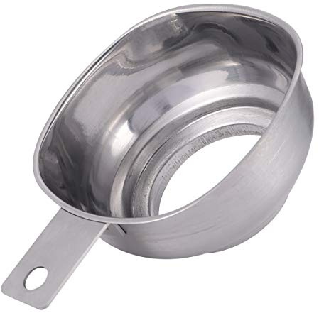 Cabilock Einmachtrichter Edelstahl Weithals Küchentrichter mit Griff für Weithals Einmachglas Gewürzdosen (Silber)
