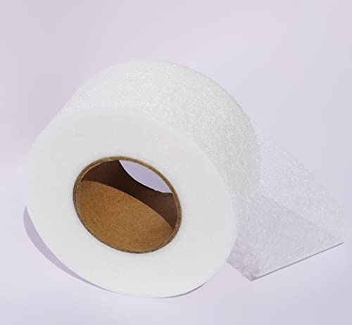 Uoking 70 Yards 60mm Hemming Tapes, Adhesive Fabric Fusing Iron-on Tape for Hem Curtain Jeans Trousers School Clothes- White