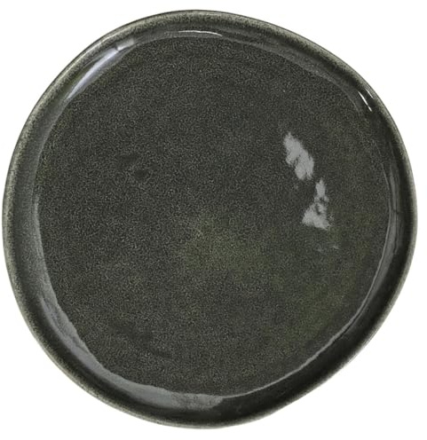 Lot de 6 Assiettes Plates Black Forest 27cm Vert