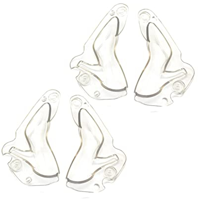 Cyrank High Heel Schuh Schokoladenform, 2er Set 3D High Heel Schuh Schokoladenform Schokolade High Heel Schuh Schokoladenform für Kuchendeckel