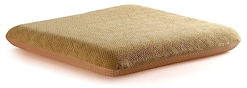 Sigmat Recliner Cushion for Elderly with Memory Foam 20x20x3 Inches Large Square Seat Cushion for Recliner Chair, Floor Pillow, Truck Seat Cushion Camel