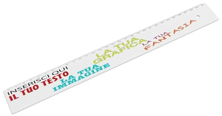 Gruppo veneziano - righello personalizzato - personalizza ora il tuo righello con nomi, testi, loghi - 100% made in italy