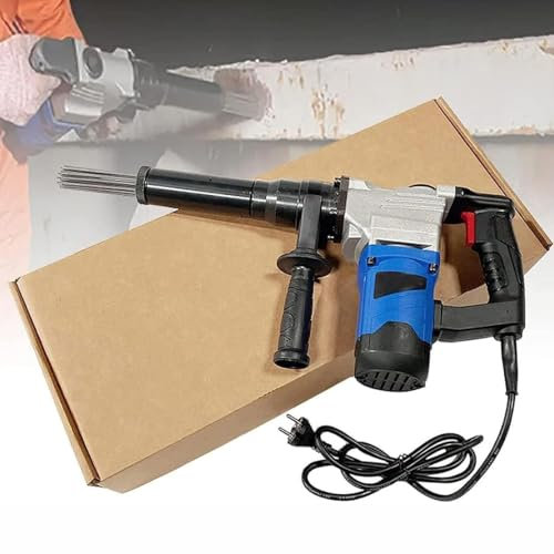 CYMYYDS Escalador De Aguja Eléctrico De Mano 1100 W, Pistola Desoxidante Eléctrica, Cinceles De Chorro Eléctricos De Grado Industrial, Eliminación De óxido, Escoria De Soldadura Y Pintura