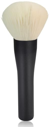 HEYMKGO Powder Makeup Brush - Full Face Powder Brush for Setting Powder, Bronzer, Blush, Blending, Buffing, Sculpting - Large Fluffy Kabuki Brushes with Synthetic Bristles for Even Application