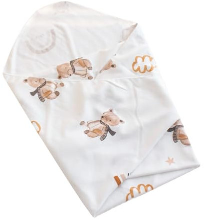 Aurgiarme Babydecke, Baumwolldecke für Babys, weich, atmungsaktiv, Badetuch, Kinderwagen-Decke