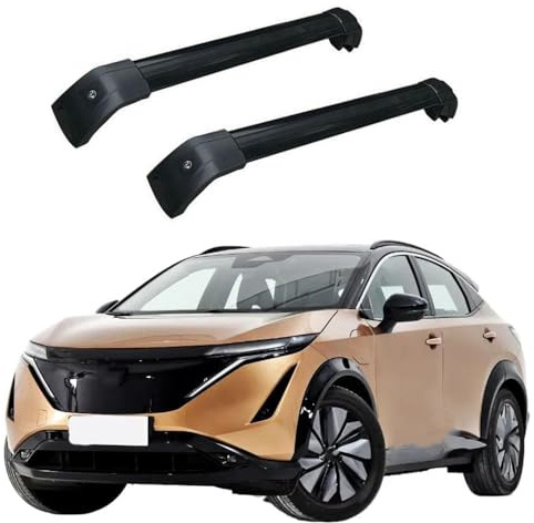 ZHAODG Barre Portapacchi per Auto, per Nissan Aryia 2022 2023 2024 Barre PORTATUTTO, portabiciclette, Barre trasversali da Tetto,Bagagli Trasporto Rack, Auto Accessori