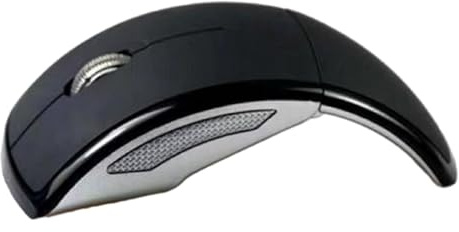 USB Wireless-USB Radio Souris, Souris Pliable | 2,4 g, 1600 DPI Ordinateur Portable PC PC Plus PLIG-Play avec Transmission de Saut de fréquence, Consommation de Faible énergie