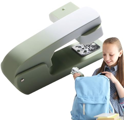 Desk Staplers - Portable Stationery Stapler, Rotating Stapling Tool | Strong Book Binding Stapler with Swivel Function, Efficient Paper Organizer Machine for Home Study Ofice Desktop Needs