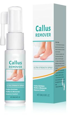 Professioneller Hornhautentferner, extra starkes Spray, 2025 neues Fuß-Hornhautentfernungsspray für Fersenschwielen, Öl zum Entfernen abgestorbener Haut und Schwielen an den Füßen (1)