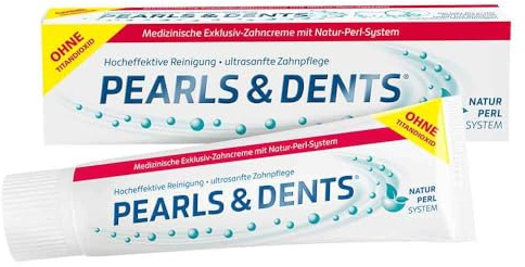 PEARLS & DENTS Exklusiv-Zahncreme ohne Titandioxid 15 ml