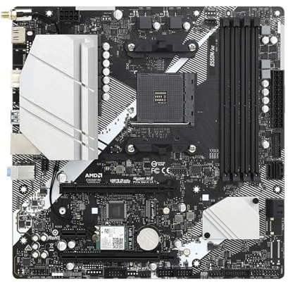 Carte mère Fit for ASRock B550M/AC Compatible Ryzen 9 5900X 3900X 7 5800X3D 5 5600X CPU AMD B550 DDR4 HDMI MATX AM4 Carte mère