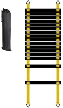 Agility Ladder – koordinationsstege set med bärväska – fotboll hastighetsträning – för idrottare friidrott hockey tennis badminton fitness träning uthållighet rörlighet snabbhet