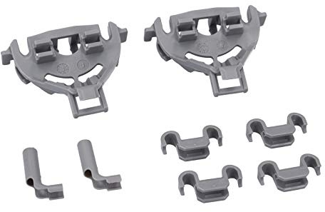 DL-pro Support compatible avec les roulements Bosch Siemens Neff Constructa Balay tels que 428344 00428344 Set pour rangées de pointes - Panier inférieur lave-vaisselle