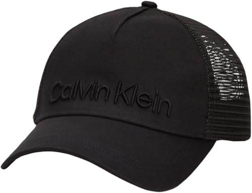 Calvin Klein Herren Cap Calvin Embroidery Basecap, Schwarz (Ck Black), Einheitsgröße