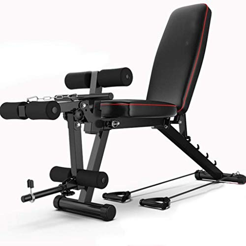 Verstellbares Gewicht, faltbare Bank, Fitnessgeräte, römischer Stuhl, Ganzkörpertraining, Workout, Sit-up-Schrägbank für Heim-Fitness-Übungssportarten