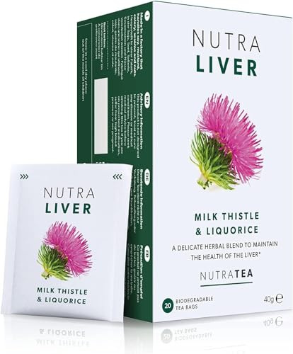 NUTRATEA Tisana Detox Fegato - 20 Bustine Riutilizzabili, NutraLiver (20 Bustine (Confezione da 2))