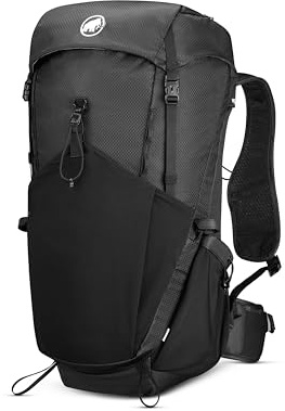 Mammut Ducan Backpack – Unisex Outdoor Backpack for Hiking, Running, and Everyday Adventures, Black, 32L
