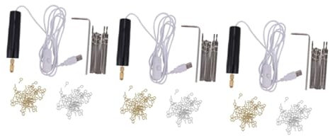 OSALADI 345piezas Mini Taladro Eléctrico Portátil Usb Accesorios Para Bricolaje y Manualidades Para Taladrar y Metales Herramienta Ligera y