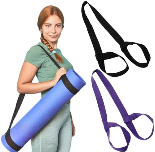 Yogamatten Gurt,2 Stück Yoga Trageriemen,Yogamatten-Riemen,Yogamatte Tragegurt,Yogamatten Trageband Schultergurt Yogamatte Schultergurt Yoga Mat Strap für alle Yogamatten