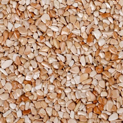 Steinteppich/Marmorgranulat Innenbereich 25 kg für 2 m² + 2K Bindemittel INNEN 1-4mm (Rose)