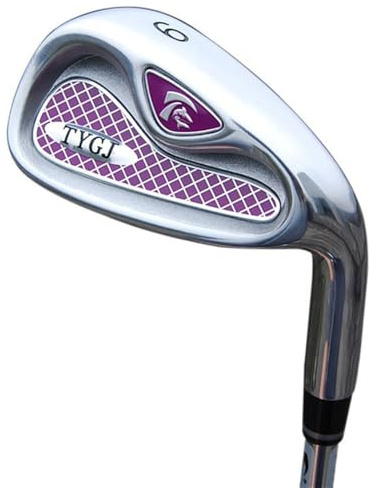 Fer de Club de Golf droitier pour Hommes et Femmes - #4/5/6/7/8/9/ P/S Fer de Golf avec Tige en Acier Inoxydable ou en Graphite pour Les Sports de Golf (# 9,avec Manche en Graphite)
