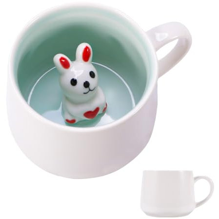 Osterhase Hasen Tasse - Tasse Ostern, Osterhase, Ostertasse, Kaffeetasse, Kaffeebecher für Osterhase Neuheit Kaffeebecher für Lustig Geschenk Jungen Mädchen