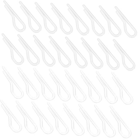 IMIKEYA 200pcs Plastic Alligator Clips Garment Clips for Shirt Apron Toys Ties Comfortable Shirt Fixing Clamps